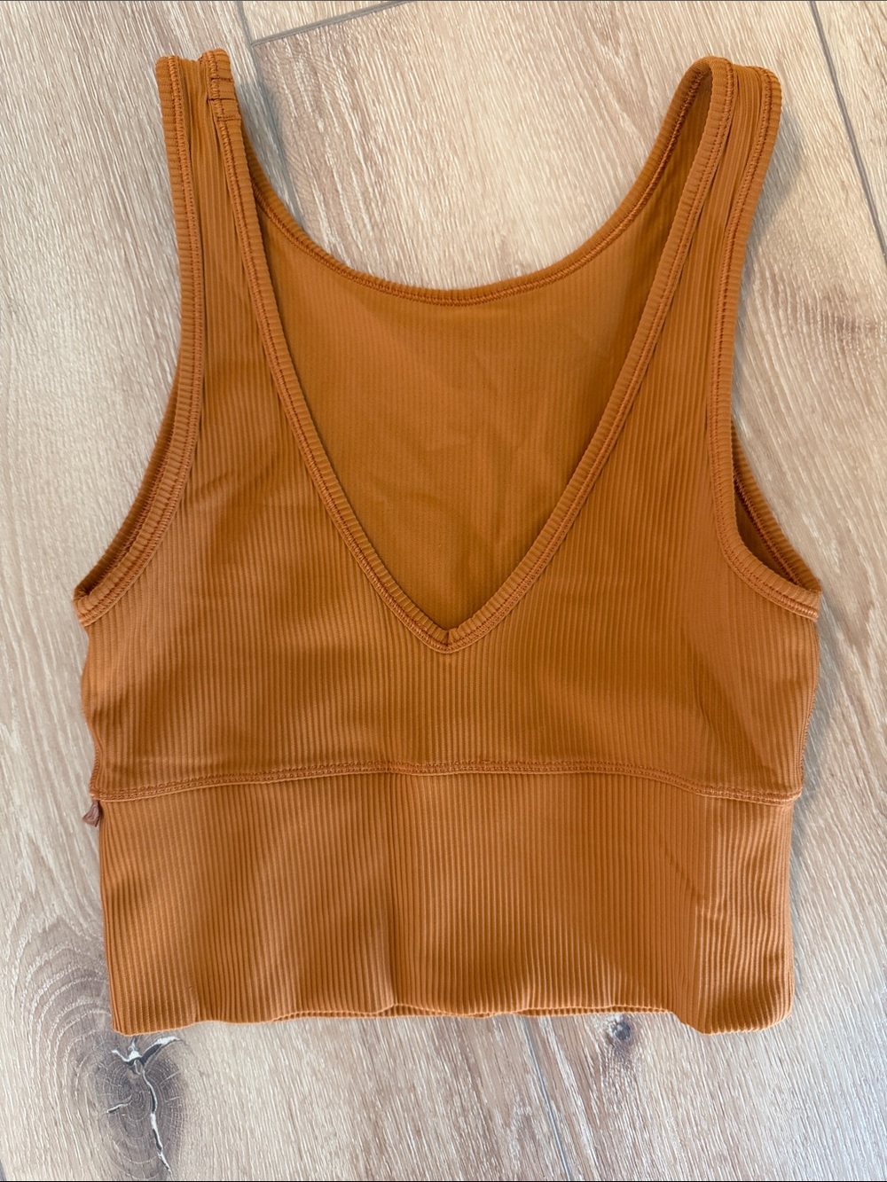 Lululemon Ribbed Crop Tank Top - Picture 2 of 2